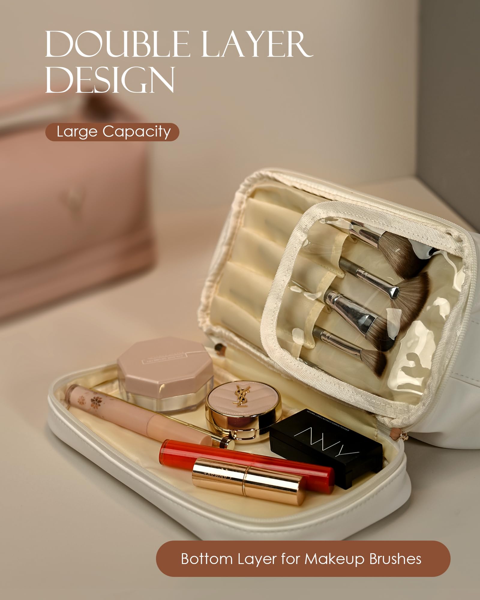 Foto 6 | Bolsa De Maquillaje Vogewood  Regalos De Pascua Para Niña  Personalizada - Venta Internacional.