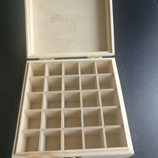 Foto 5 | Caja De Almacenamiento De Madera Con 25 Ranuras Para Botellas De Aceites Esenciales - Venta Internacional.