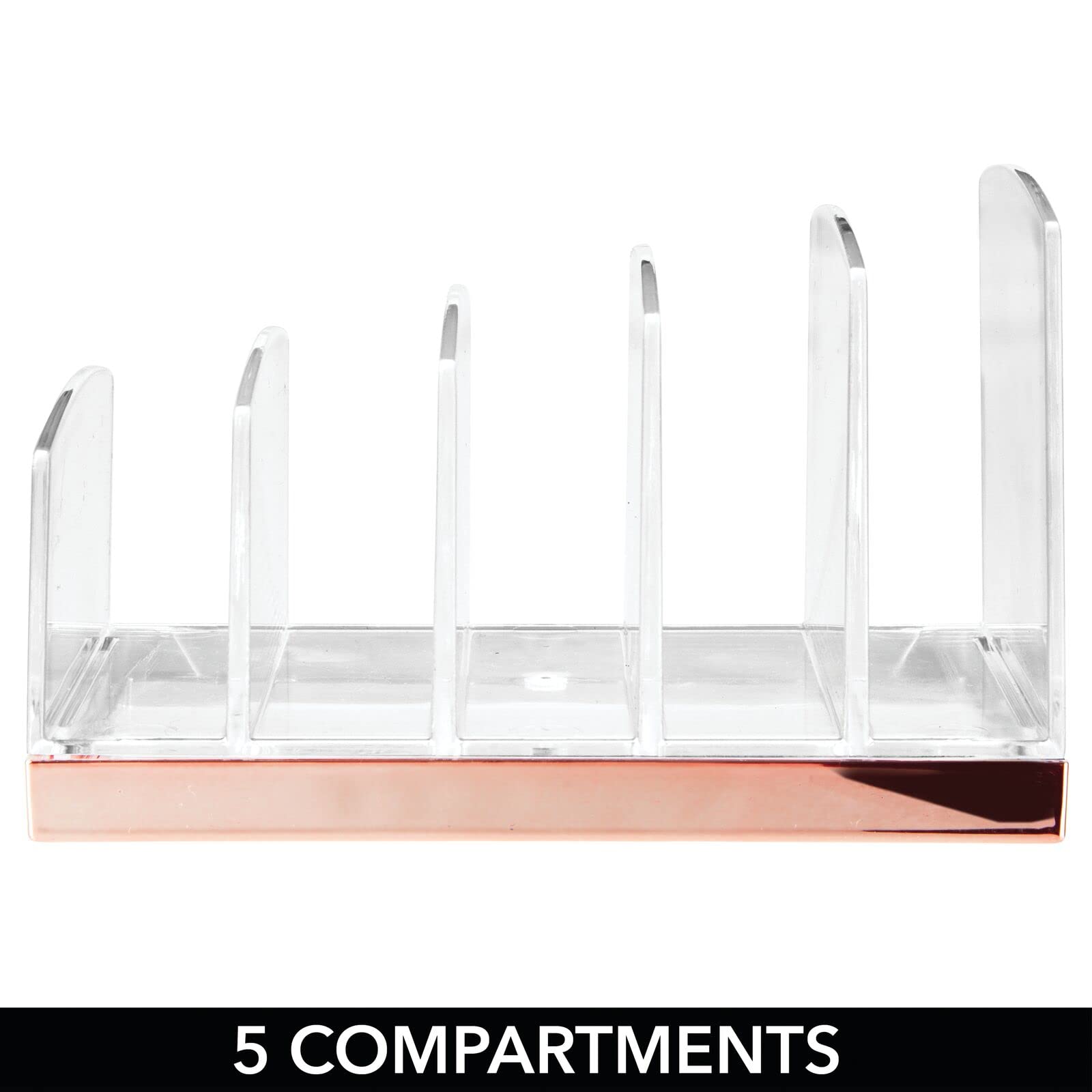 Foto 5 | Organizador De Paletas De Cosméticos Mdesign Lumiere Con 5 Compartimentos - Venta Internacional.