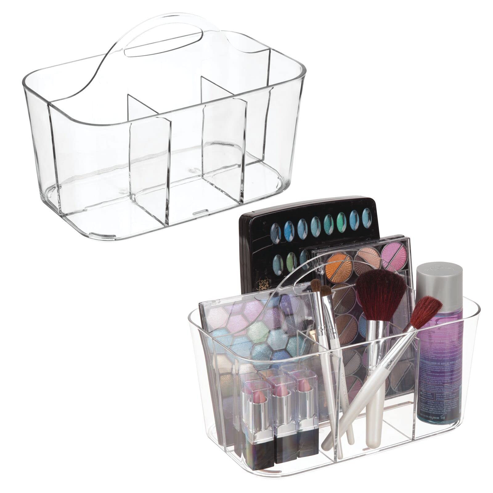 Foto 2 pulgar | Organizador De Maquillaje Caddy Tote Mdesign Lumiere  Paquete De 2 - Venta Internacional.