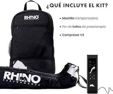 Foto 2 | Botas De Presoterapia Con Masajeador De Piernas Y Pies Rhino Performance Talla S