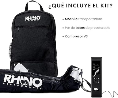 Foto 2 | Botas de Presoterapia con Masajeador de Piernas y Pies Rhino Performance Talla XL