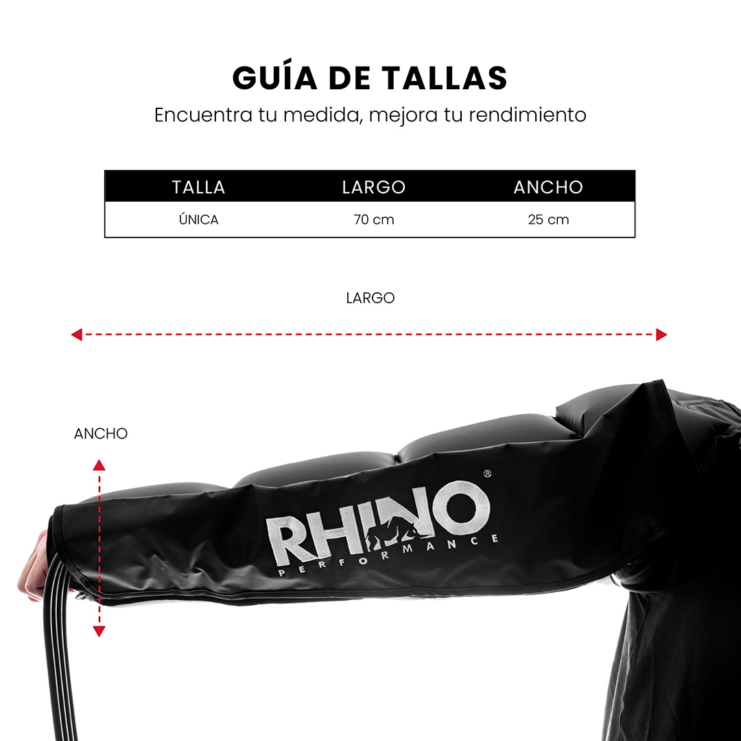 Foto 4 pulgar | Kit De Botas Y Brazos De Presoterapia – Masajeador De Piernas Y Brazos – Rhino Performance Talla Xl