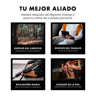 Foto 8 | Kit De Botas Y Brazos De Presoterapia – Masajeador De Piernas Y Brazos – Rhino Performance Talla Xl