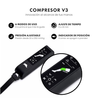 Foto 6 | Kit De Botas Y Brazos De Presoterapia – Masajeador De Piernas Y Brazos – Rhino Performance Talla S