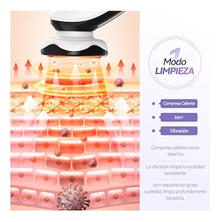 Foto 3 | Masajeador Facial Ligero Básico Led Cuadrada Eo Safe Imports Esi-18191 Multicolor
