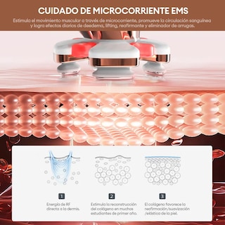 Foto 3 | Masajeador Radiofrecuencia Facial Lab.g Electroporadores Blanco Rosa