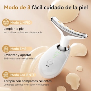 Foto 2 | Masajeador Facial Ultrasónico 5 Es 1 Ems Vibración D/af Blanco