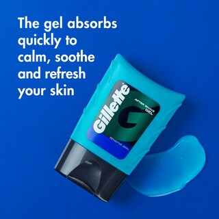 Foto 2 | Gel Para Después Del Afeitado Gillette Calms, Calma Y Refresca 75 Ml X6 Para Hombres - Venta Internacional.