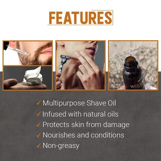 Foto 4 | Aceite De Afeitar Wood's Shave Oil Para Hombre, 30 Ml - Venta Internacional.