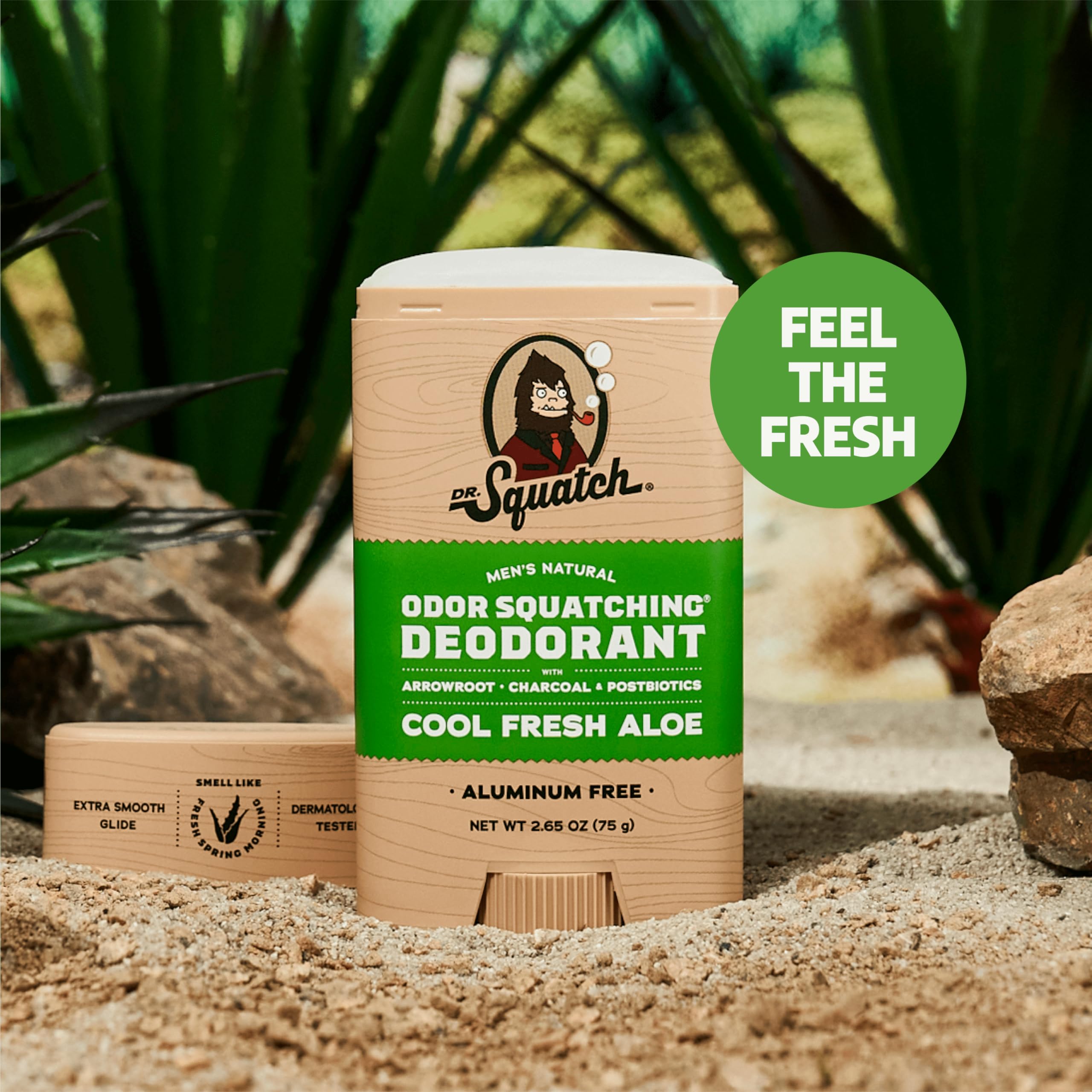 Foto 3 pulgar | Desodorante Dr. Squatch Natural Cool Fresh Aloe Para Hombre, 80 Ml, Paquete De 3 - Venta Internacional.