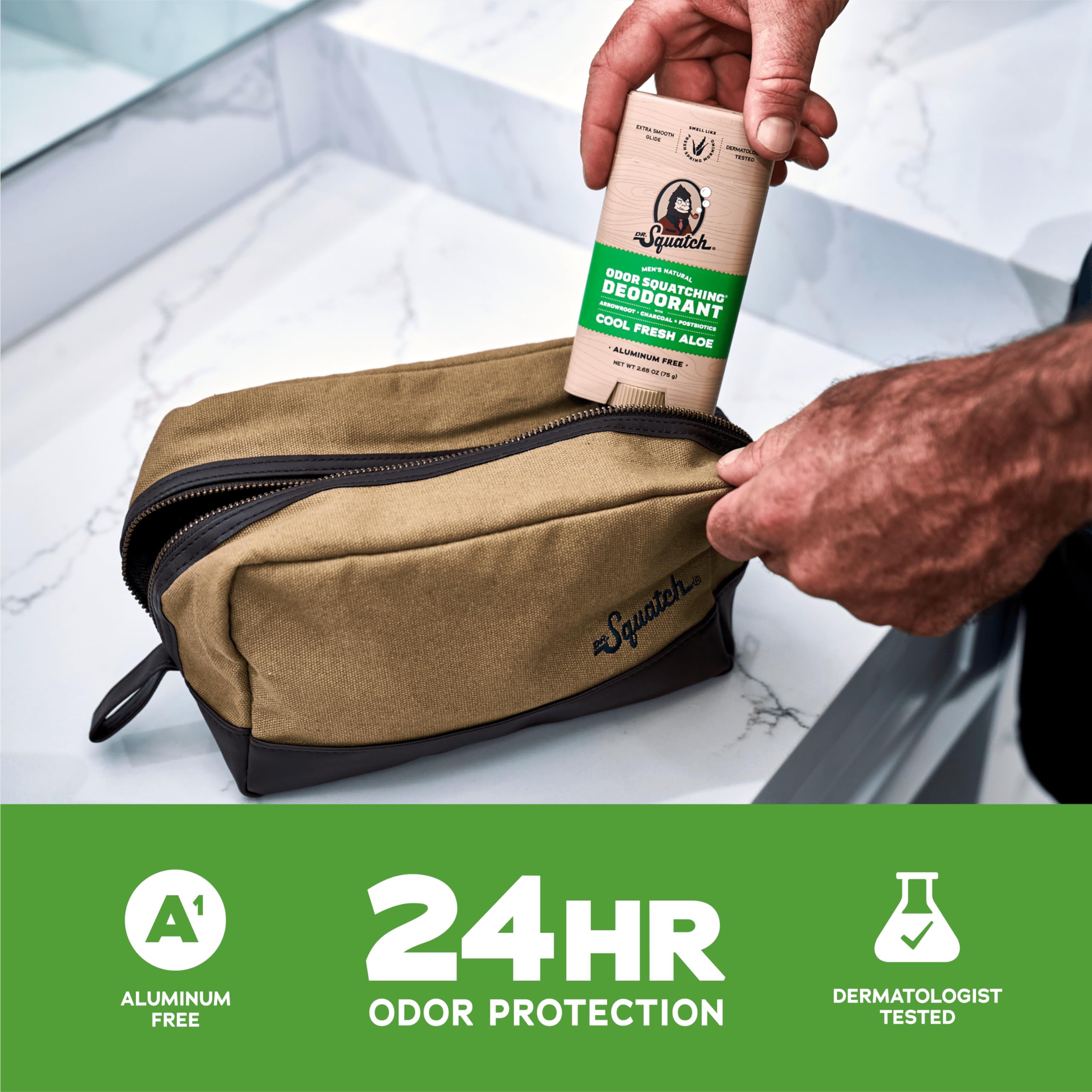 Foto 4 pulgar | Desodorante Dr. Squatch Natural Cool Fresh Aloe Para Hombre, 80 Ml, Paquete De 3 - Venta Internacional.