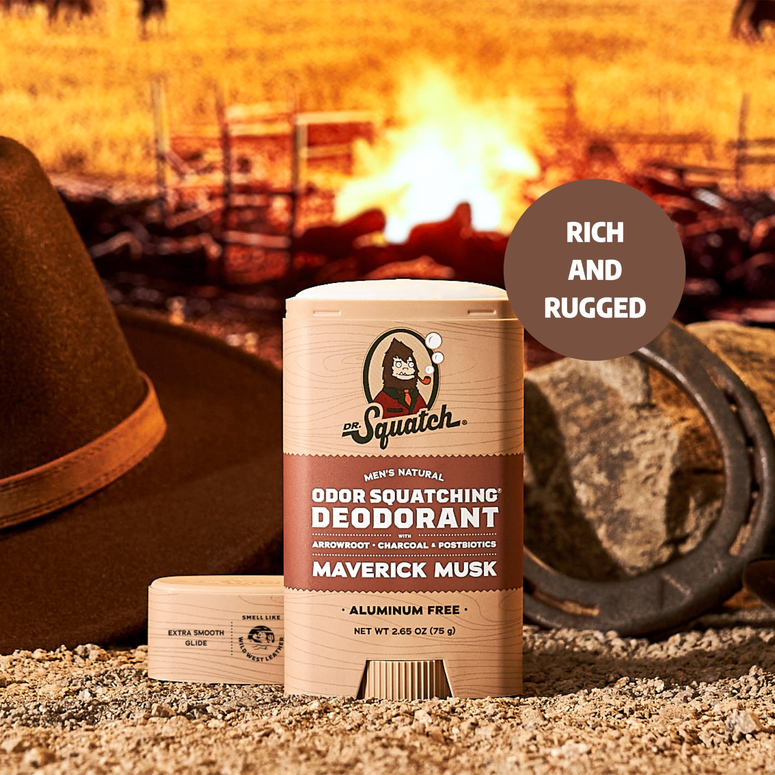 Foto 4 pulgar | Desodorante Dr. Squatch Natural Maverick Musk Para Hombre, 80 Ml, Paquete De 3 - Venta Internacional.