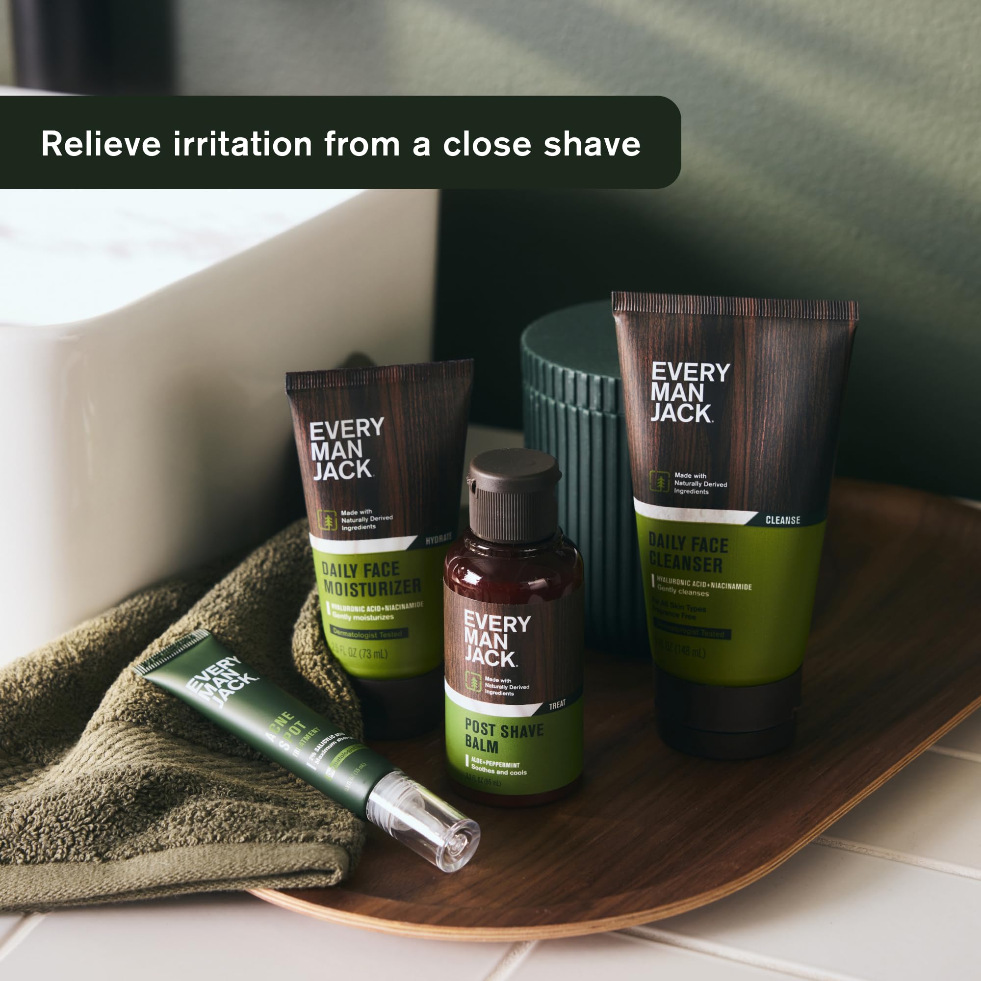 Foto 5 | Bálsamo Para Después Del Afeitado Every Man Jack Calms Irritación, 95 Ml, Paquete De 2 - Venta Internacional.