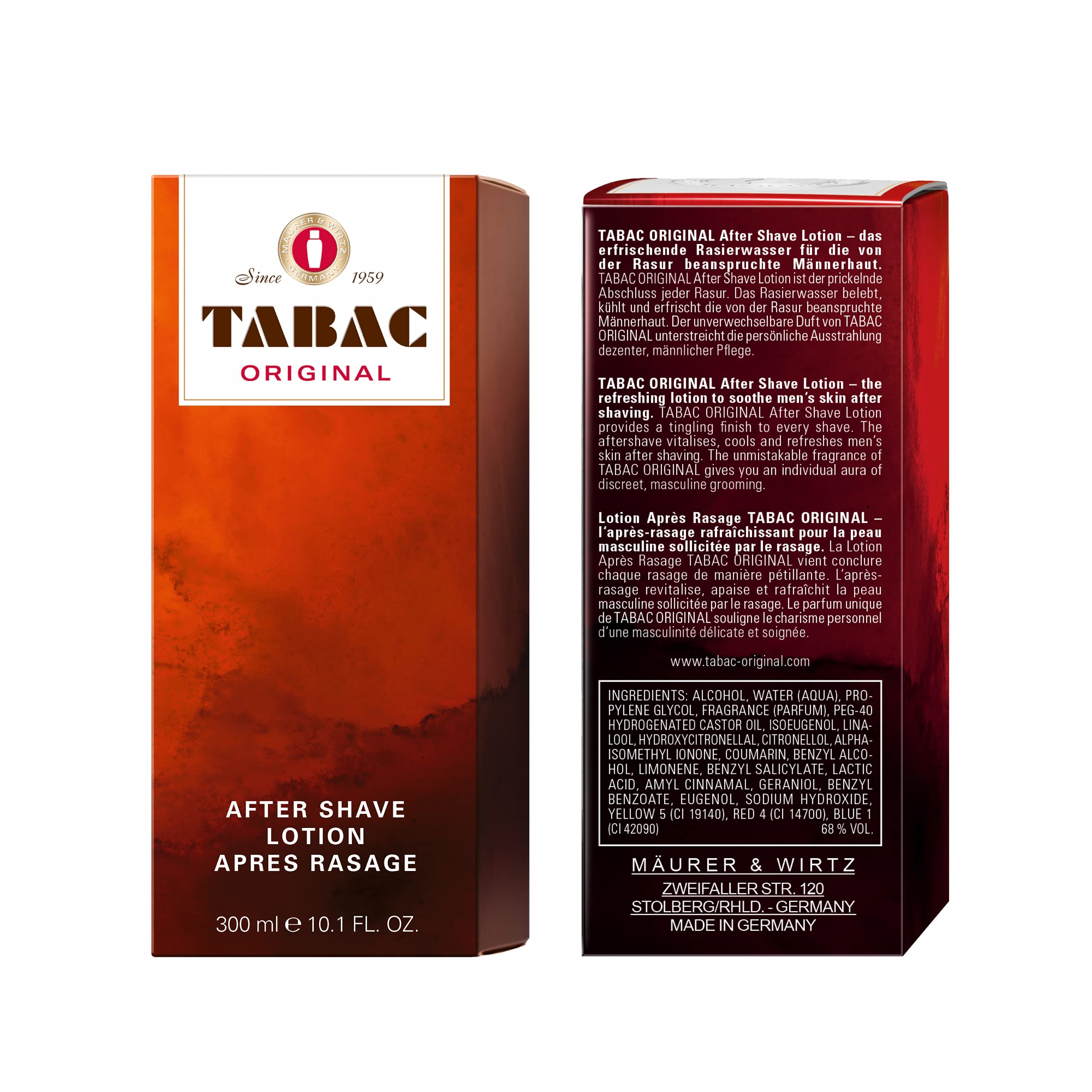 Foto 5 pulgar | Loción Para Después Del Afeitado Maurer & Wirtz Tabac Original 300 Ml - Venta Internacional.