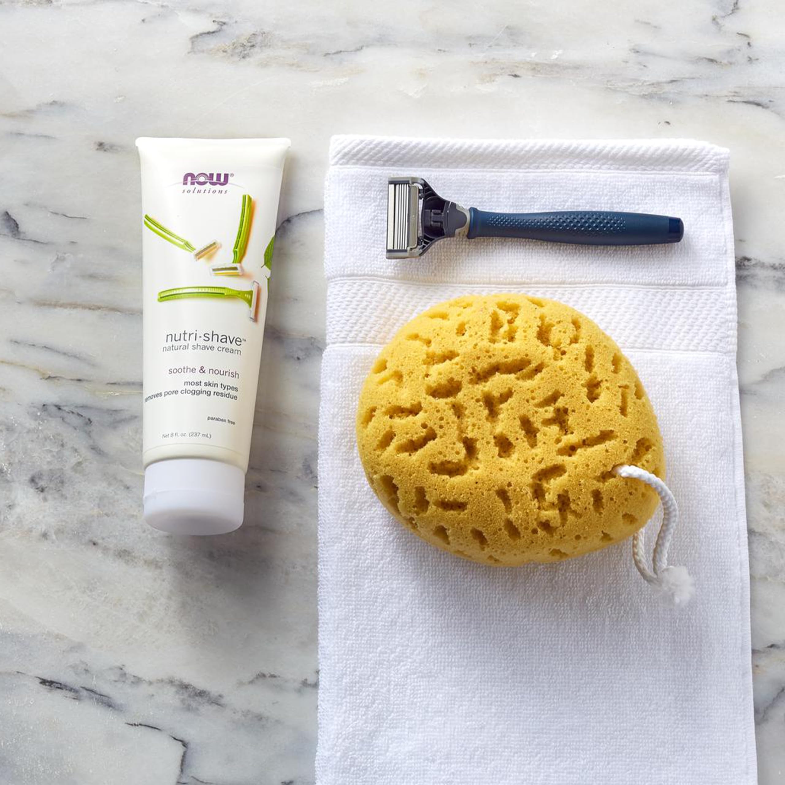 Foto 5 pulgar | Crema De Afeitar Now Foods Solutions Nutri-shave 240 Ml - Venta Internacional.