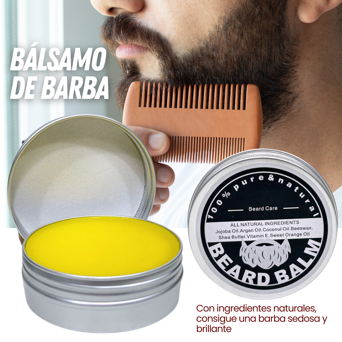 Foto 6 pulgar | Kit Aseo Y Cuidado Barba Bigote Navaja Afeitado Hombre 11pcs