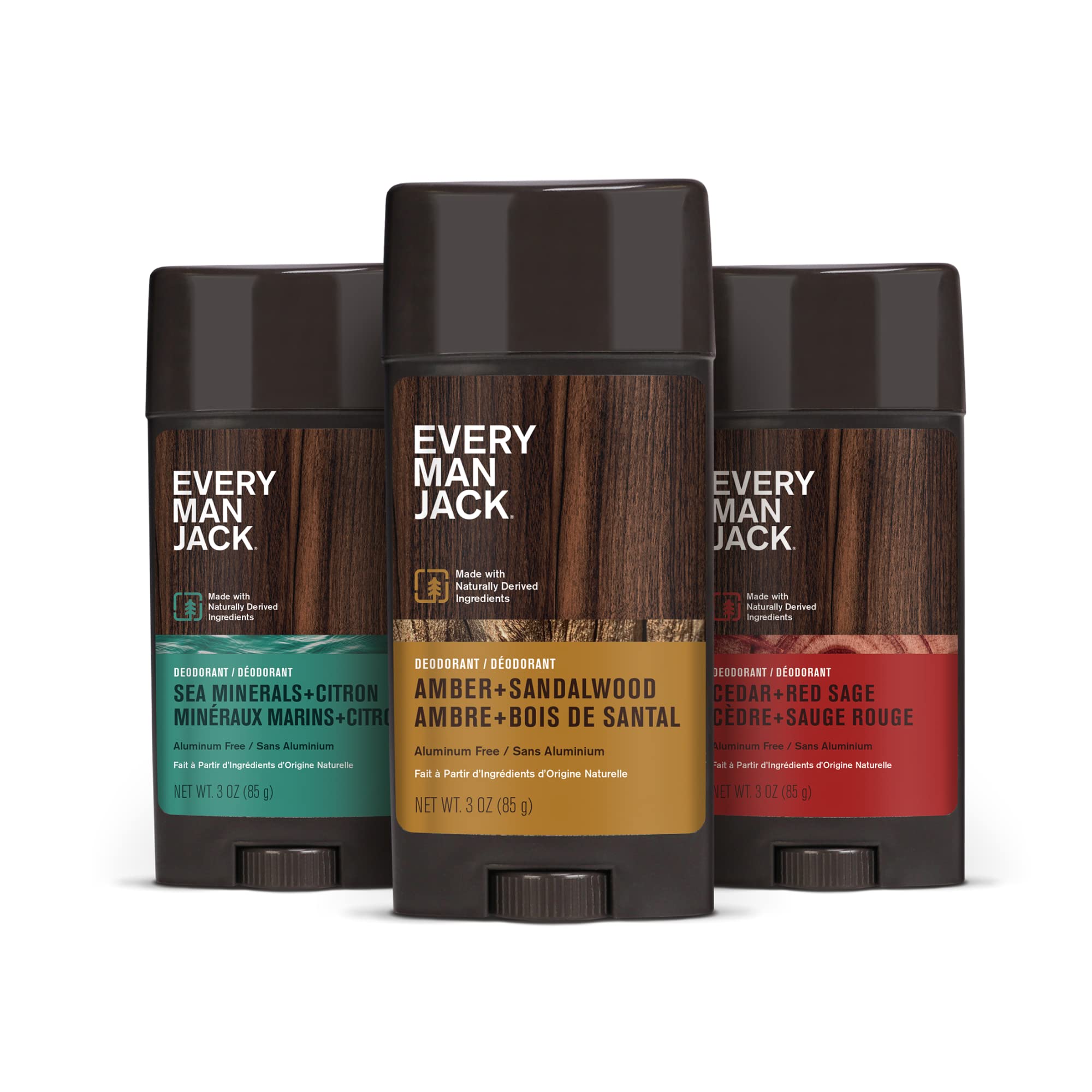 Foto 1 | Set De Desodorante Every Man Jack Para Hombre, Paquete De 3 - Venta Internacional.