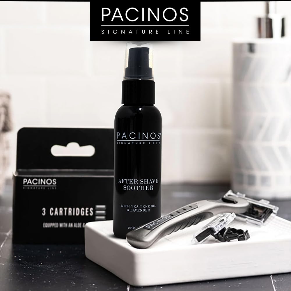 Foto 3 | Calmante Para Después Del Afeitado Pacinos Para Hombre, 60 Ml, Hidrata La Piel - Venta Internacional.