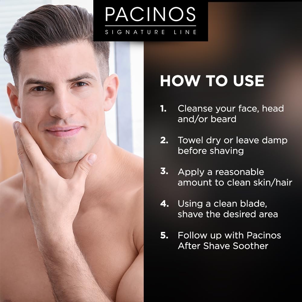 Foto 4 | Calmante Para Después Del Afeitado Pacinos Para Hombre, 60 Ml, Hidrata La Piel - Venta Internacional.