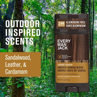 Foto 3 | Desodorante Every Man Jack Amber + Sandalwood 90 Ml (paquete De 2) - Venta Internacional.