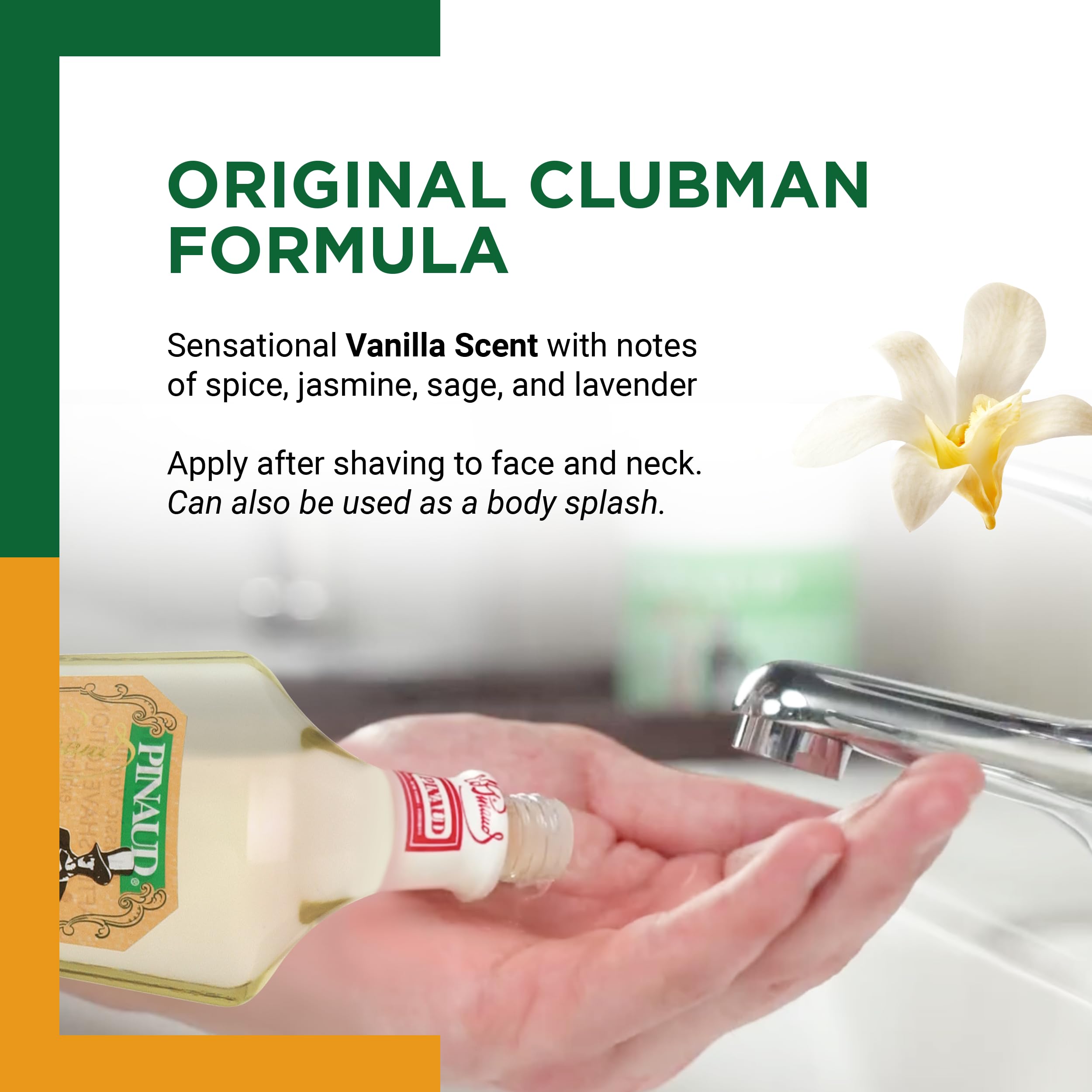 Foto 5 pulgar | Loción Para Después Del Afeitado Clubman Pinaud Classic Vanilla 177 Ml - Venta Internacional.