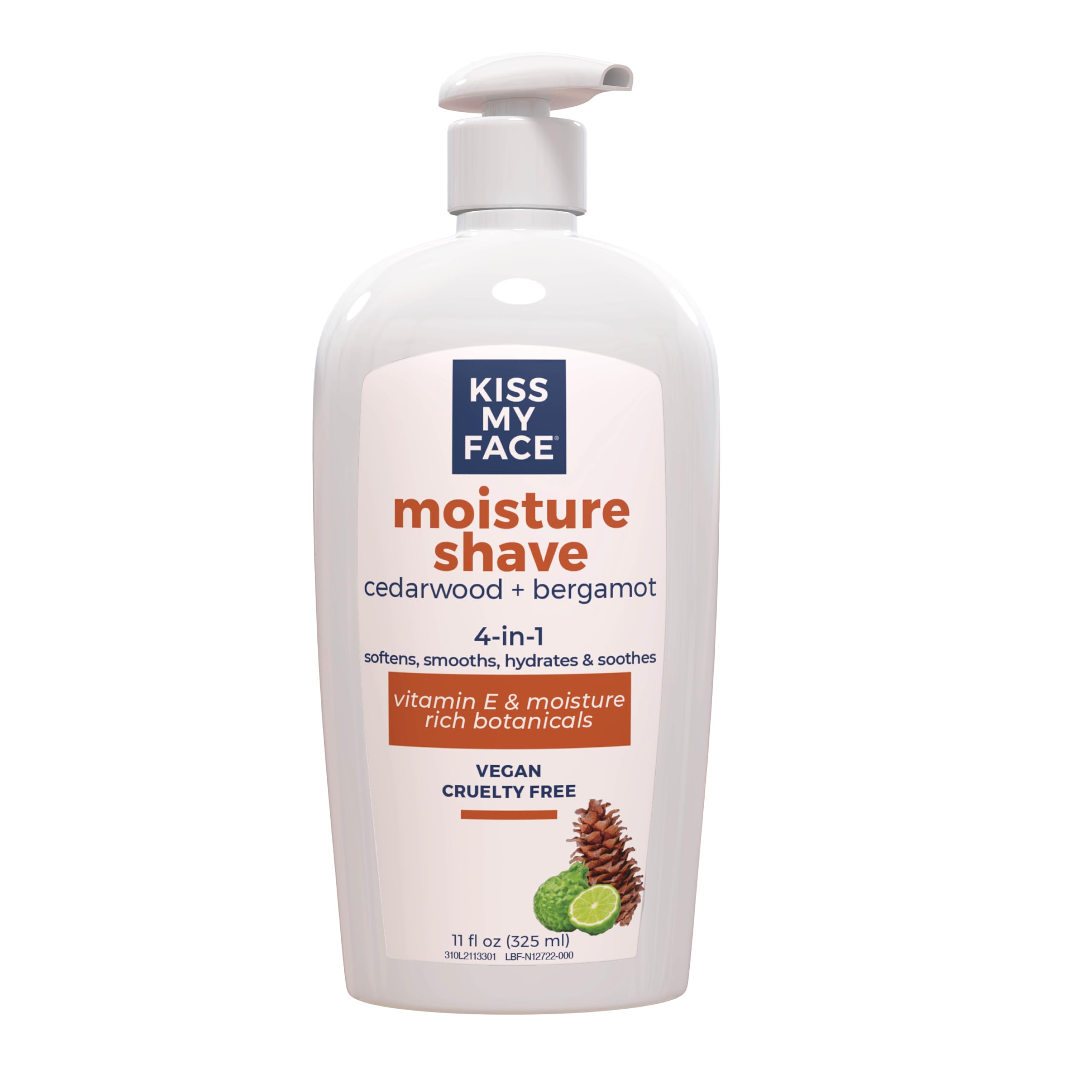 Foto 2 pulgar | Crema De Afeitar Kiss My Face Cedarwood + Bergamot 325ml - Venta Internacional.