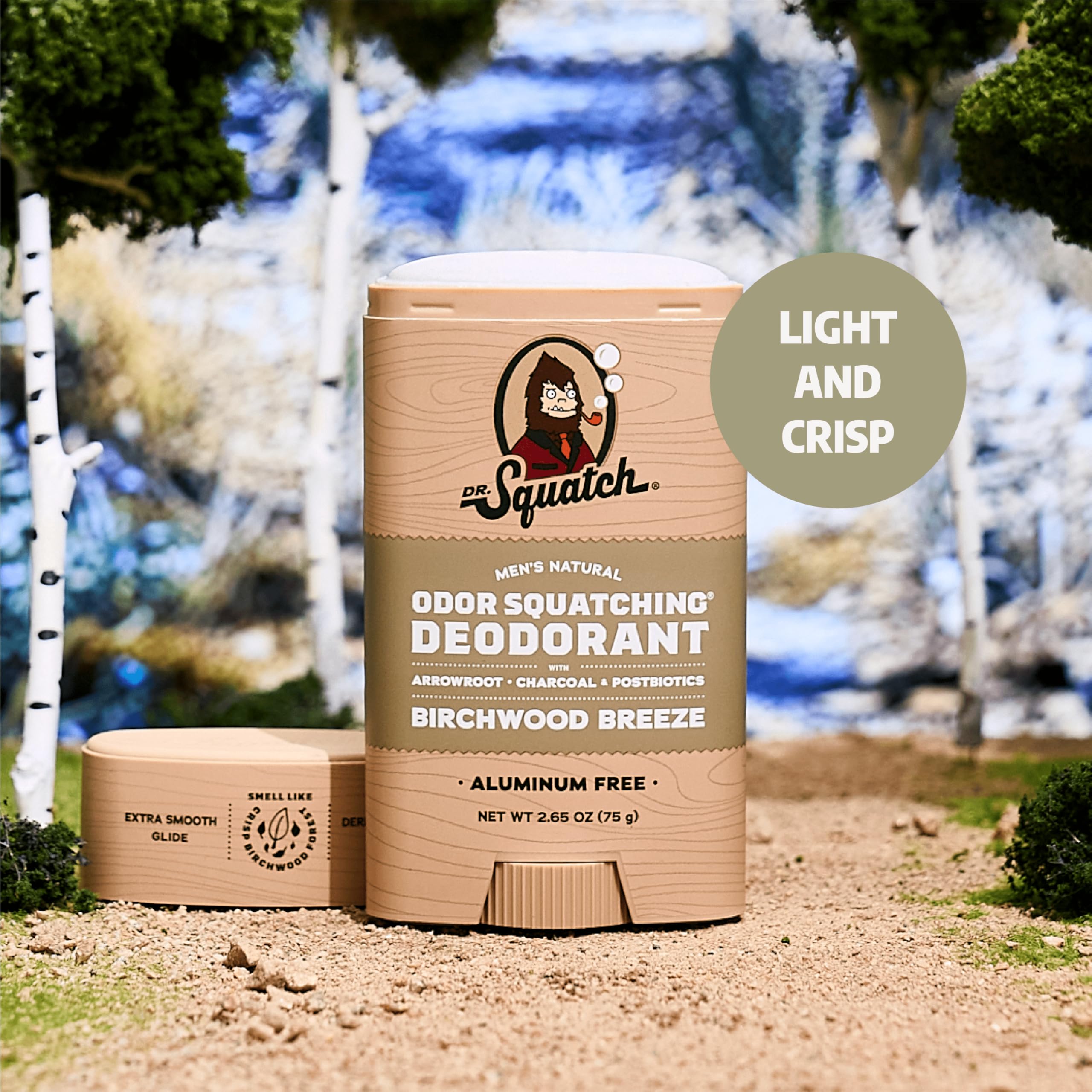 Foto 4 pulgar | Desodorante Dr. Squatch Natural Para Hombre Birchwood Breeze, 80 Ml, Paquete De 3 - Venta Internacional.