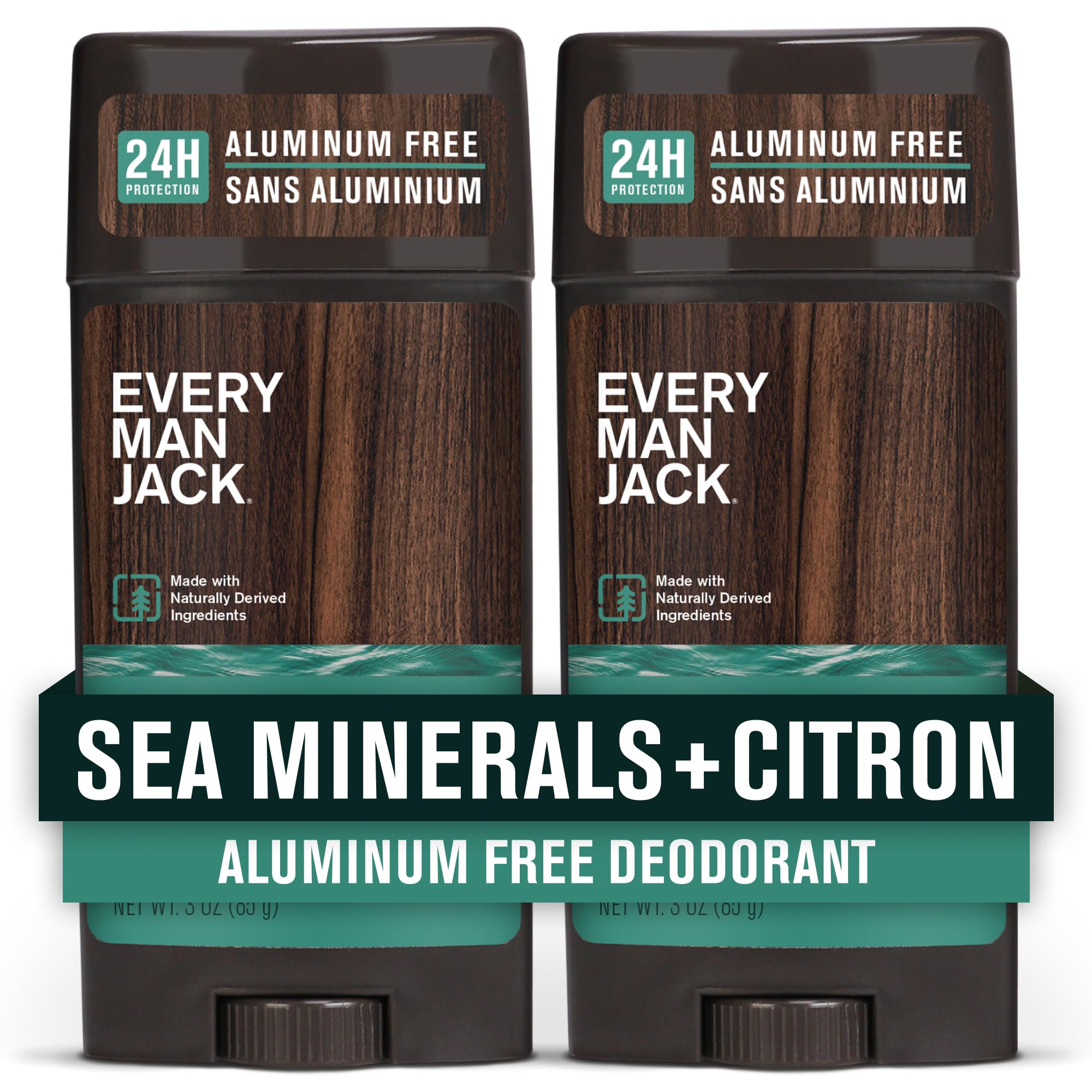 Foto 2 pulgar | Desodorante Every Man Jack Sea Minerals + Citron 90 Ml (paquete De 2) - Venta Internacional.