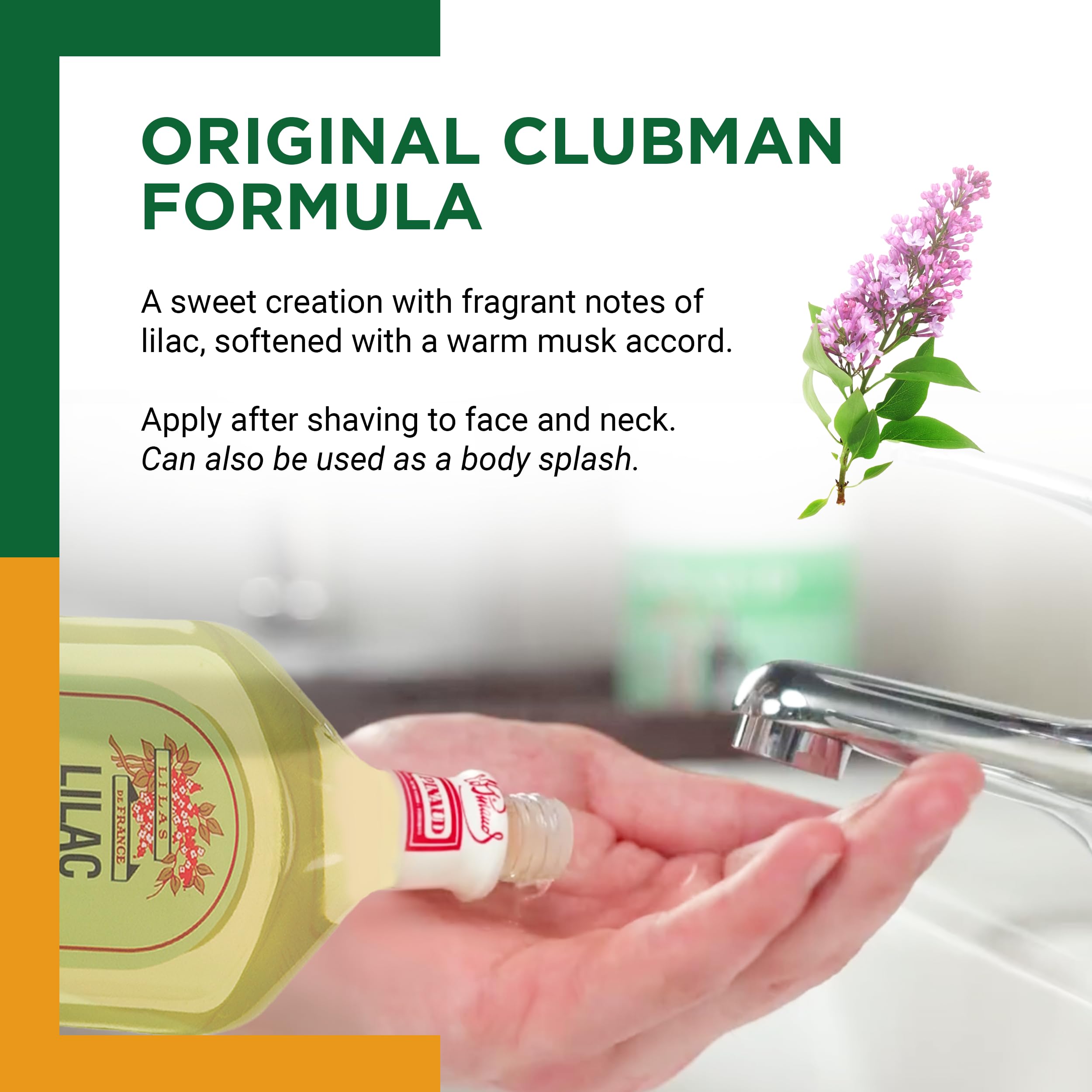 Foto 5 pulgar | Loción Para Después Del Afeitado Clubman Pinaud Lilac Vegetal 180 Ml - Venta Internacional.