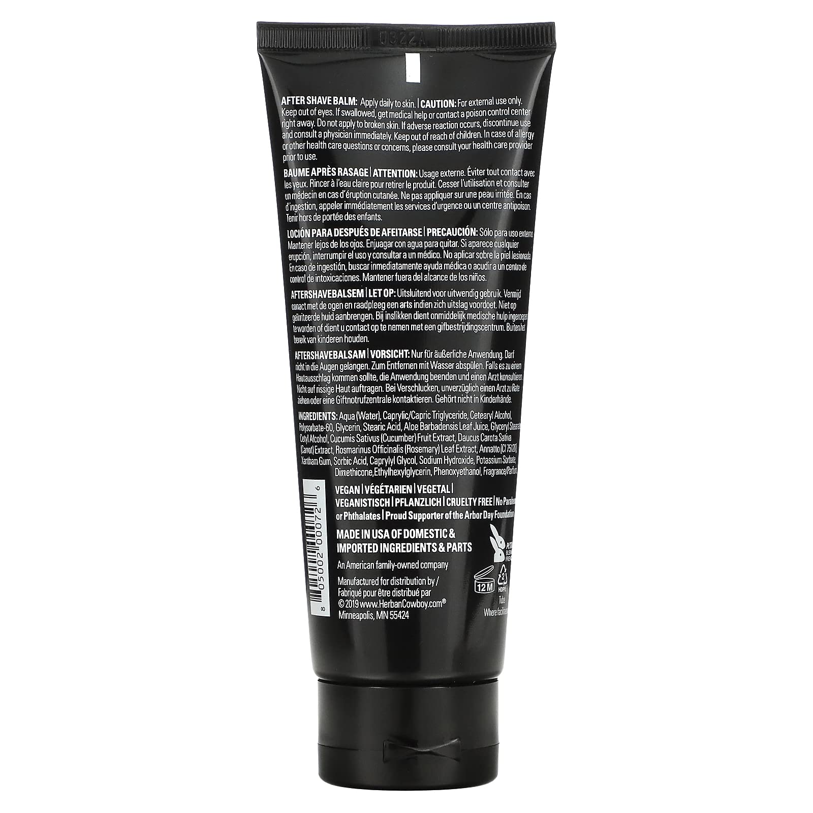Foto 2 | Bálsamo Hidratante Para Después Del Afeitado Herban Cowboy Dusk 100 Ml - Venta Internacional.