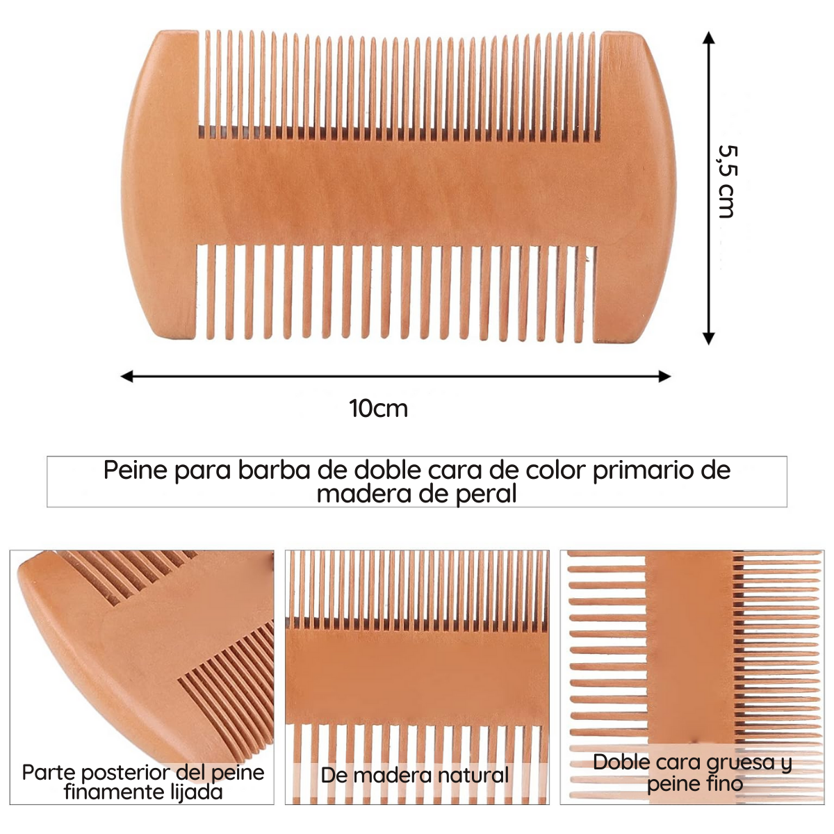 Foto 4 pulgar | 5 Piezas Kit Barba Accesorios Cuidado Y Rasurado Barba