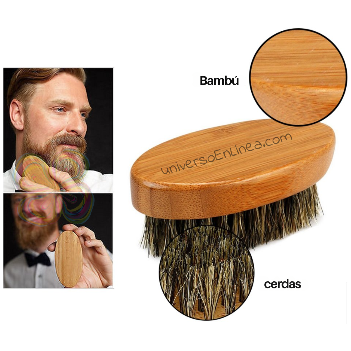 Foto 6 pulgar | 5 Piezas Kit Barba Accesorios Cuidado Y Rasurado Barba