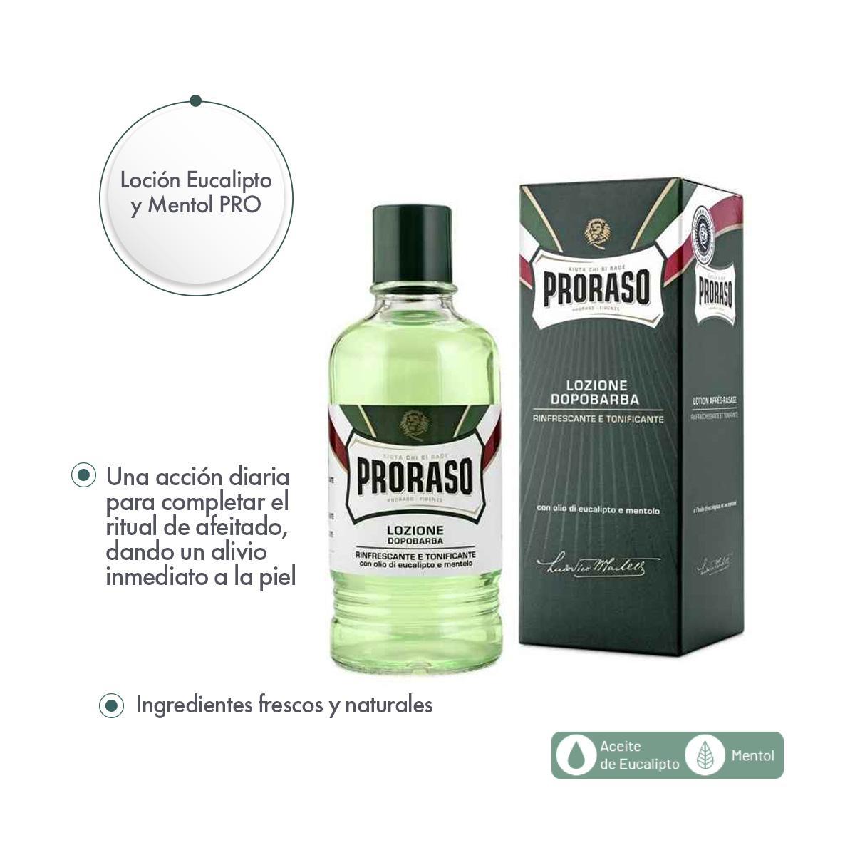 Foto 2 | Loción After Shave Proraso Refrescante y Tonificante Eucalipto y Mentol