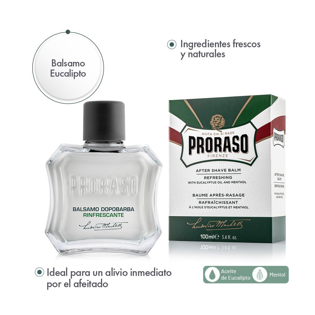 Foto 2 | Bálsamo After Shave Proraso Eucalipto y Mentol Refrescante