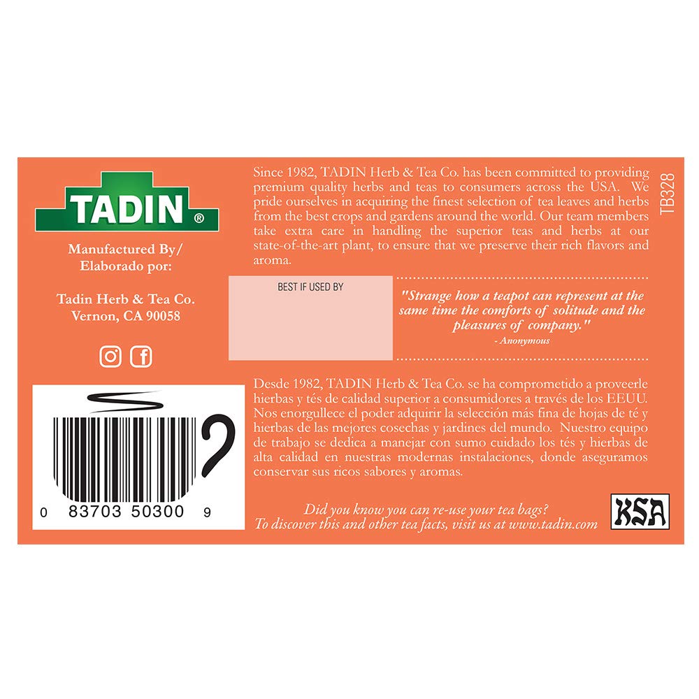 Foto 4 | Tea Tadin Cola De Caballo (shave Grass) 24 Bolsitas De Té - Venta Internacional.
