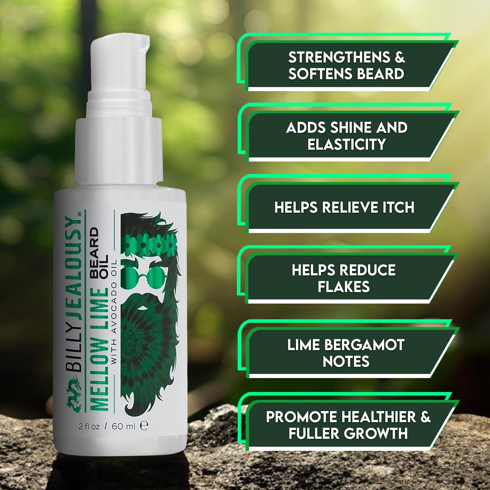 Foto 4 pulgar | Aceite Para Barba Billy Jealousy Weightless Hidratante 60 Ml Mellow Lime - Venta Internacional.