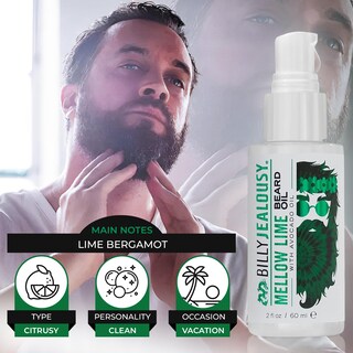 Foto 4 | Aceite Para Barba Billy Jealousy Weightless Hidratante 60 Ml Mellow Lime - Venta Internacional.