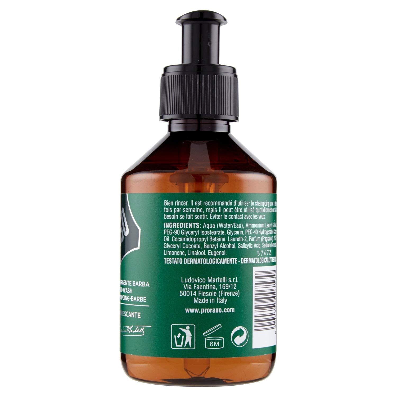 Foto 5 pulgar | Jabón Para Barba Proraso Refresh - Venta Internacional.