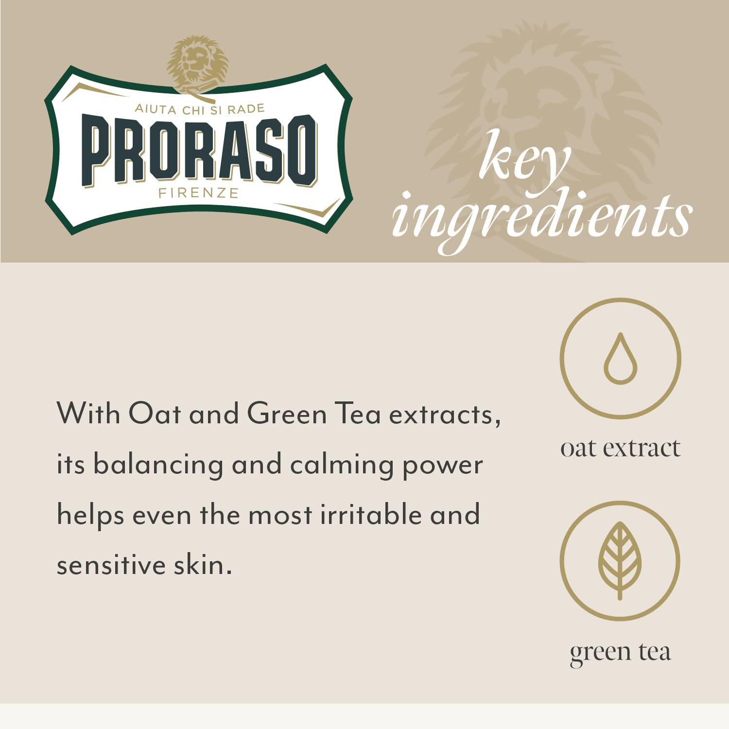 Foto 5 pulgar | Bálsamo Para Después Del Afeitado Proraso Sensitive Skin Con Avena 100 Ml - Venta Internacional.