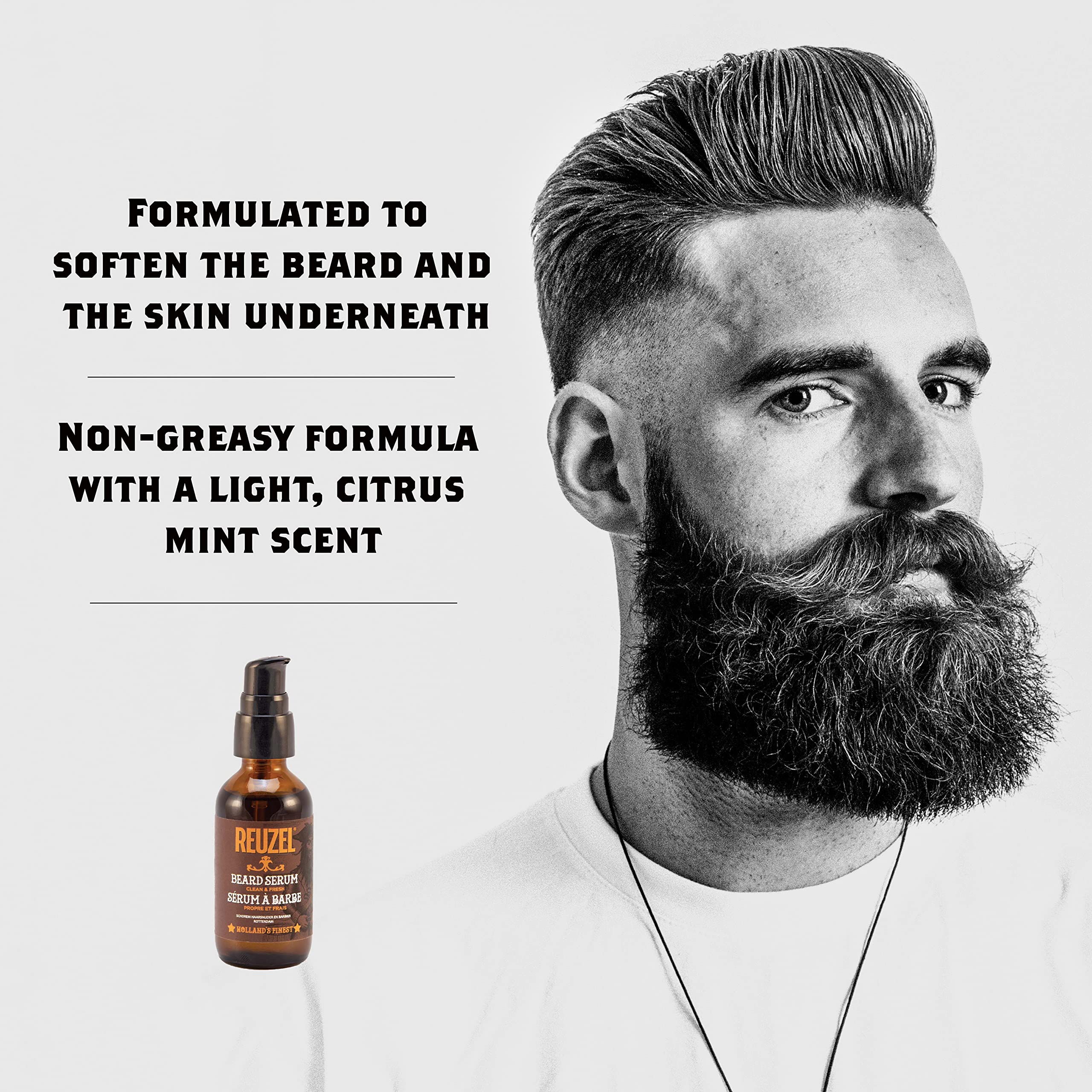 Foto 3 pulgar | Sérum Para Barba Reuzel Clean & Fresh, Hidratante, 60 Ml, No Graso - Venta Internacional.