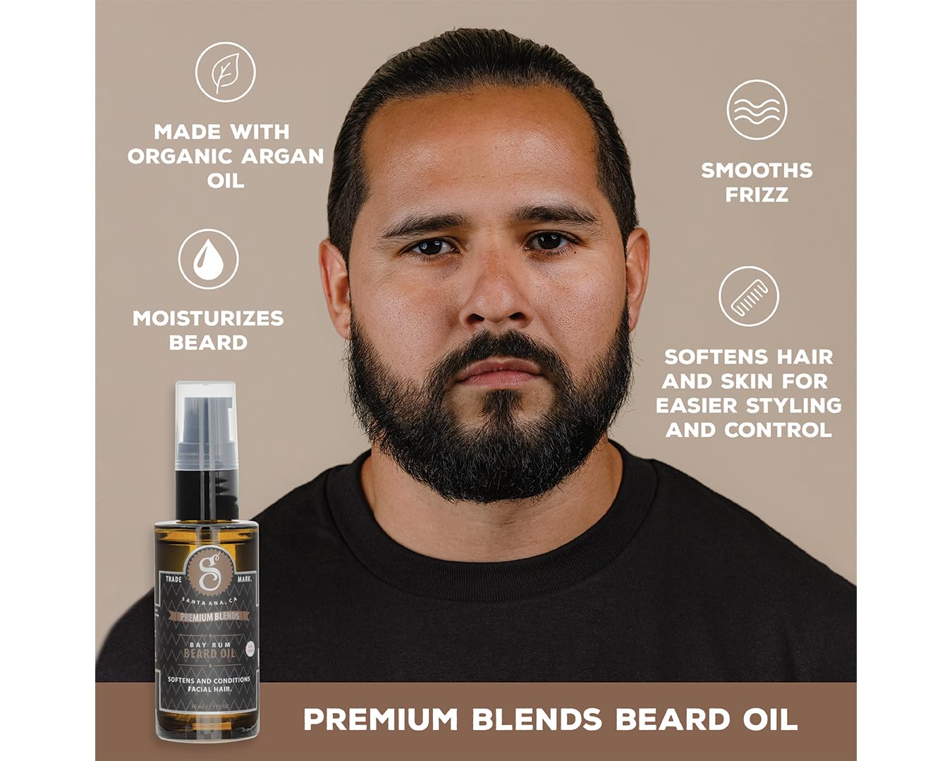 Foto 3 pulgar | Aceite Para Barba Suavecito Premium Blends Bay Rum 30 Ml - Venta Internacional.