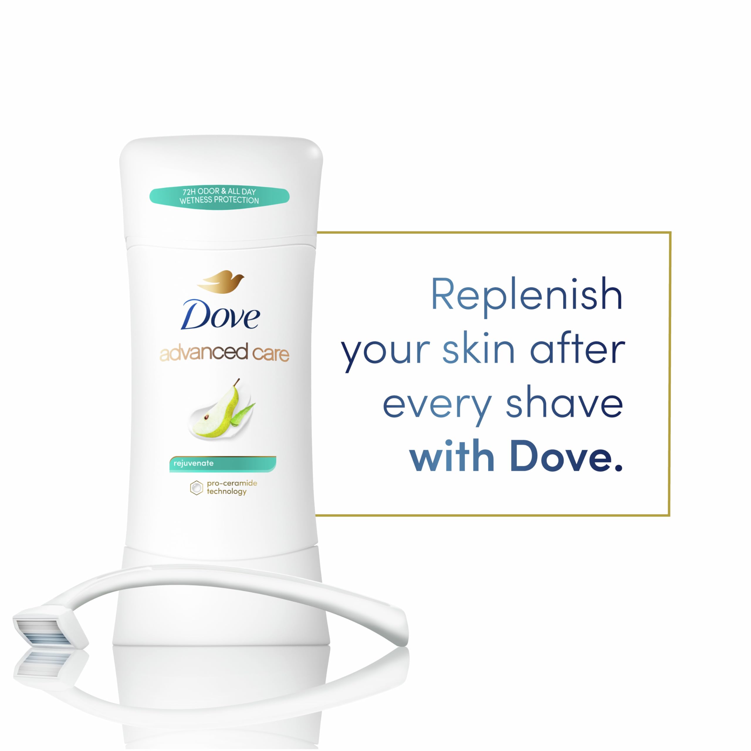 Foto 3 | Desodorante Antitranspirante En Barra Dove Advanced Care Rejuvenate - Venta Internacional.