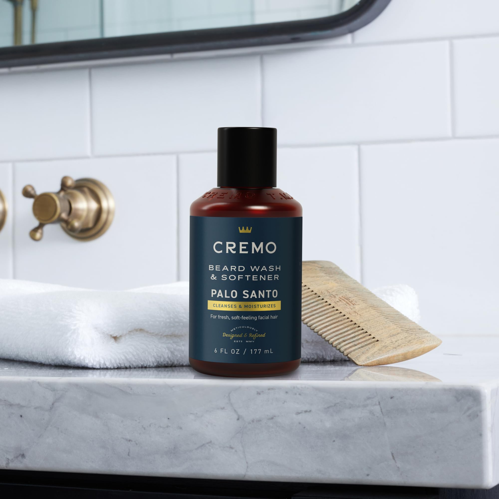 Foto 3 | Crema Limpiadora Y Suavizante Para Barba Palo Santo Reserve 180 Ml - Venta Internacional.