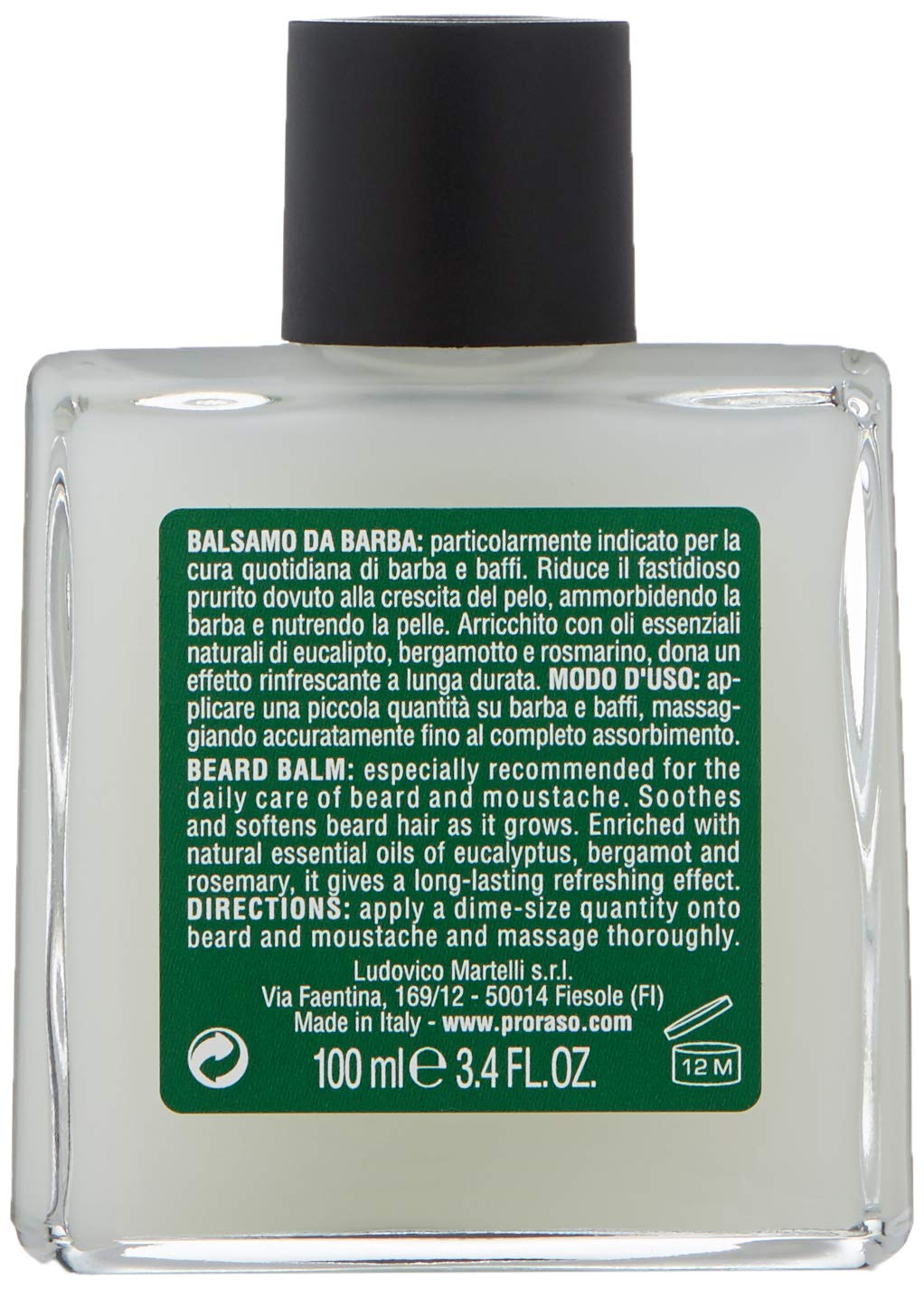 Foto 2 | Bálsamo Para Barba Proraso Refresh - Venta Internacional.