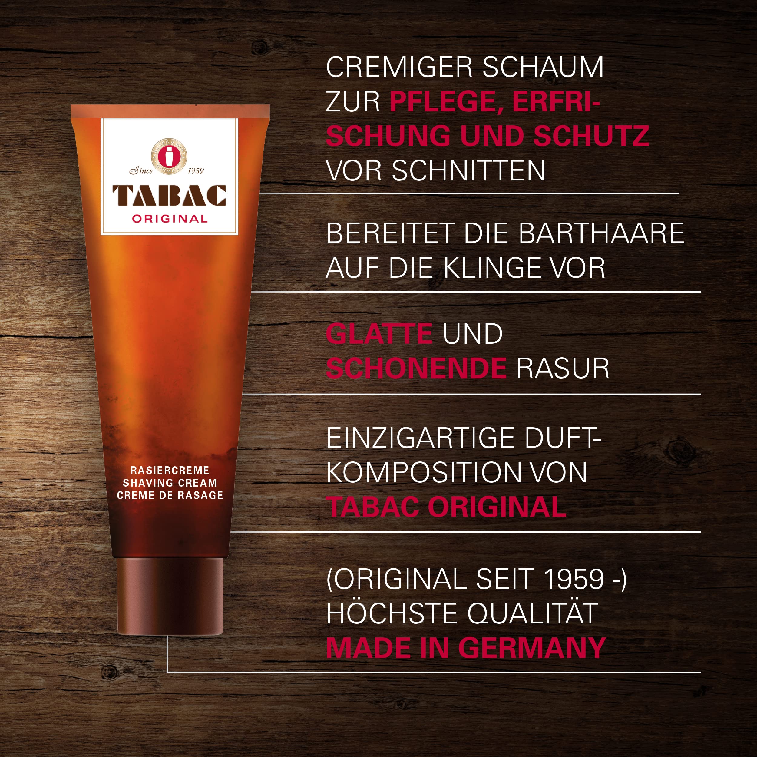 Foto 3 pulgar | Crema De Afeitar Maurer & Wirtz Tabac Original 100 Ml - Venta Internacional.