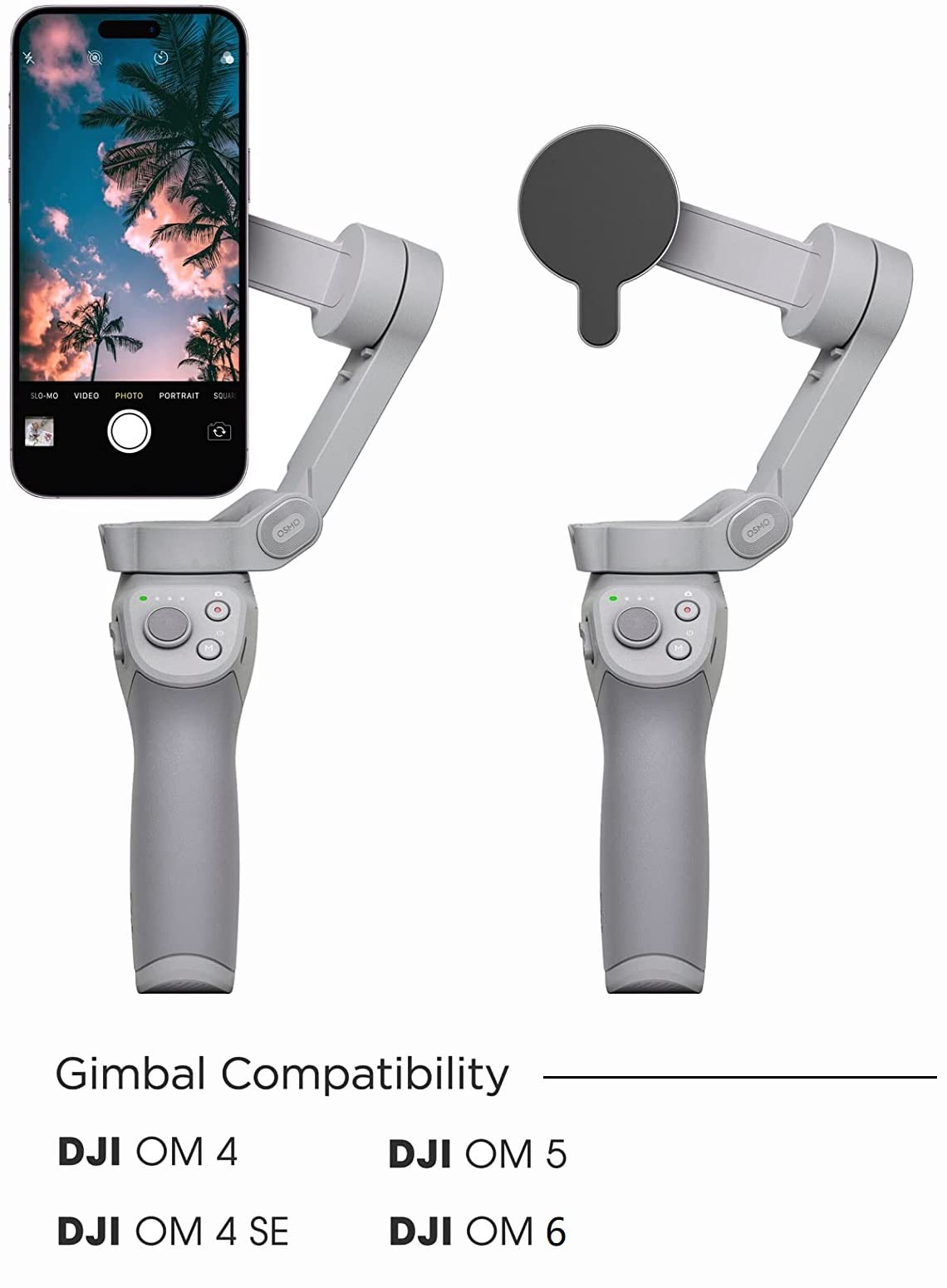 Foto 3 pulgar | Adaptador Magnético Para Estabilizador De Cardán Para Teléfonos Inteligentes Dji Om - Venta Internacional.