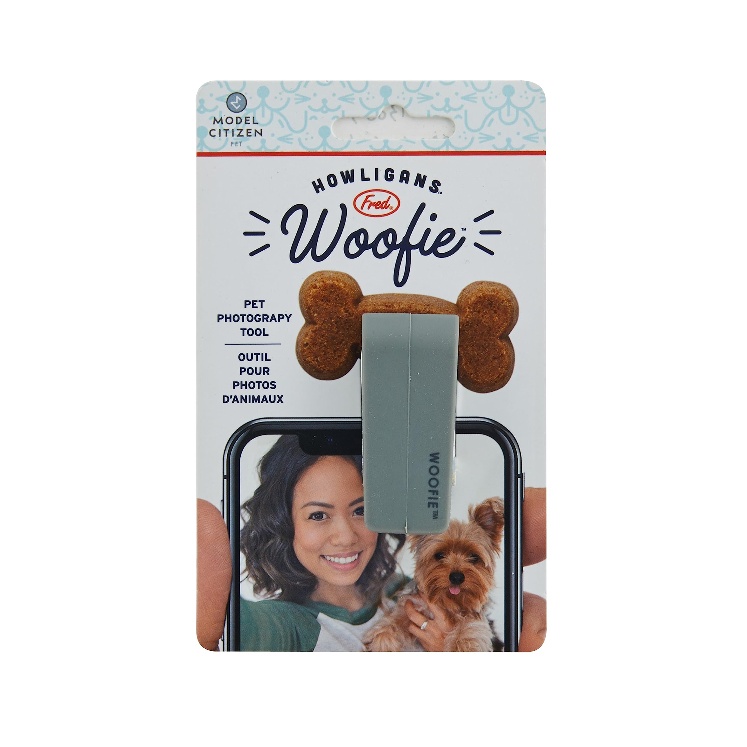 Foto 5 pulgar | Herramienta para selfies de mascotas Woofie Grey de Fred Howligans - Venta Internaciona