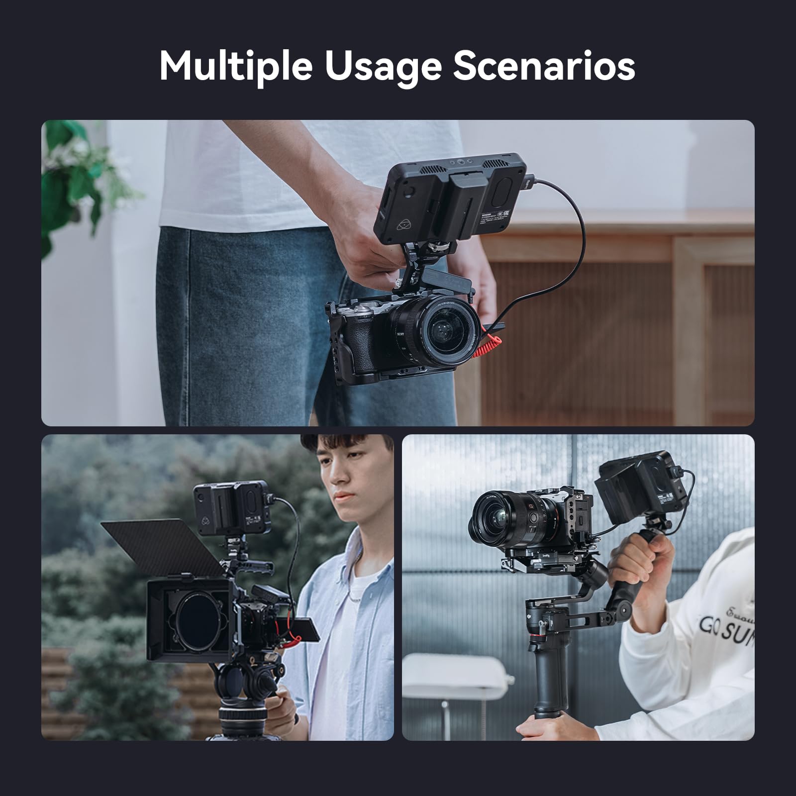 Foto 8 pulgar | Kit de Soporte de Cámara Smallrig para Sony A7c Ii/a7cr con Abrazadera de Cable - Venta Internacional