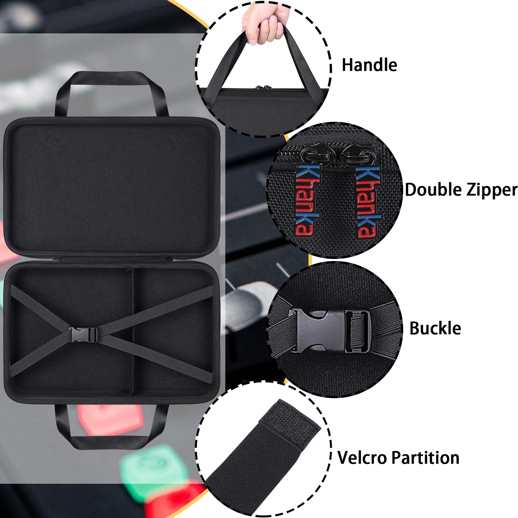 Foto 5 pulgar | Funda De Viaje Khanka Compatible Con Dji Osmo Mobile 6 Gimbal - Venta Internacional.